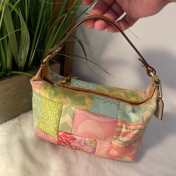 Coach Handbags - Coach Multicolor Patchwork Shoulder Bag